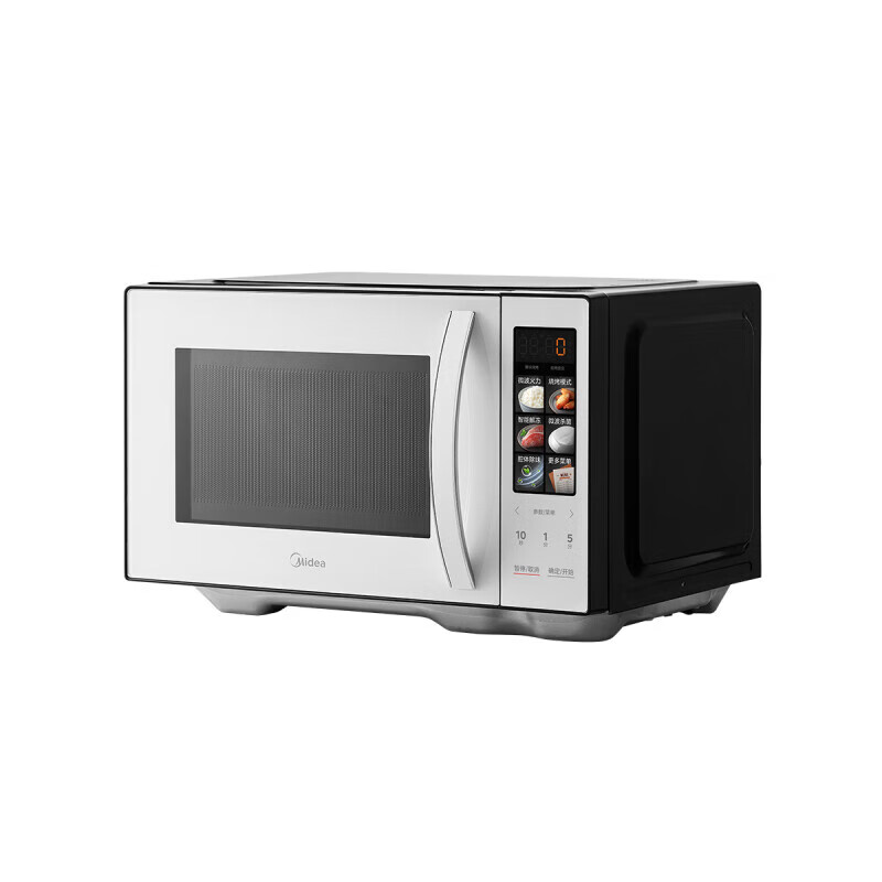 美的臻彩变频微波炉智能杀菌23L多功能烤箱一体机900W五档大火力平板加热 C23K4高清大图