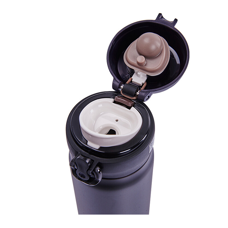 [海外进口 原装正品]THERMOS膳魔师 保温杯 真空不锈钢 JNL-502-ALB 磨砂黑色 500ML高清大图