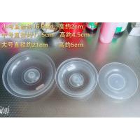 塑料保鲜盖透明盖多用盆碗盖 微波炉盖加热冰箱保鲜盖碗罩菜罩 大号直径约21cm 3个装