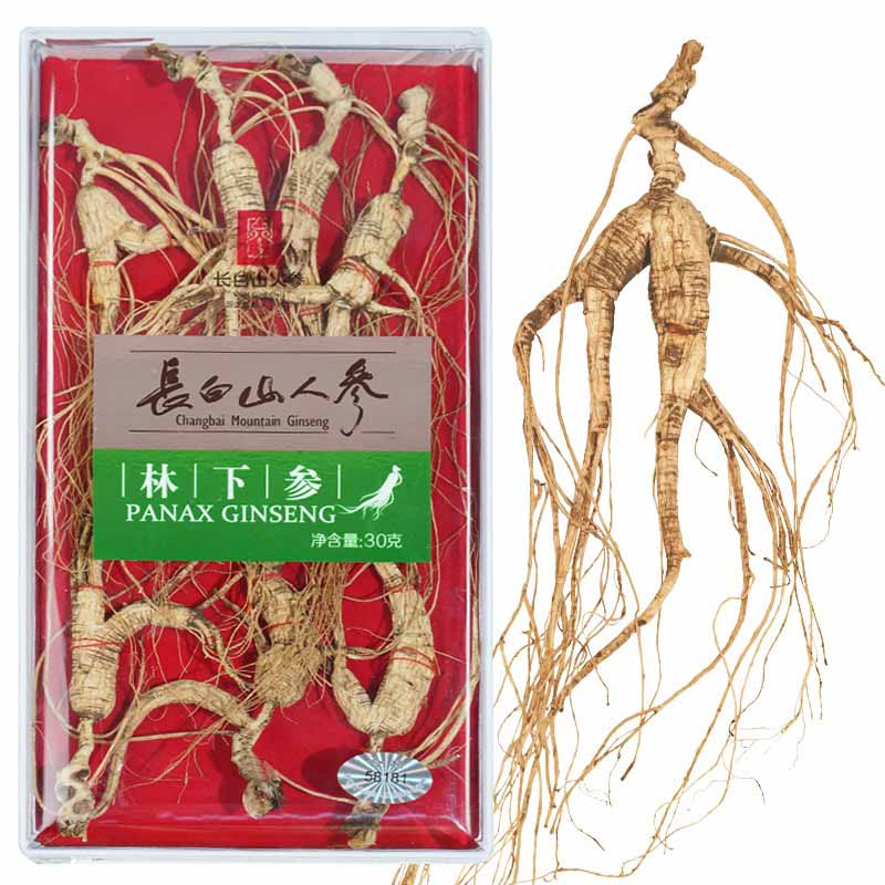 长白山人参林下参干货礼盒大补元气林下参30g*1盒高清大图