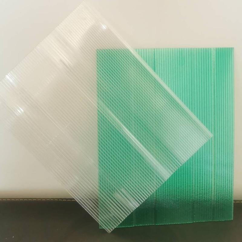 pc阳光板中空板透明板玻璃纤维屋面瓦亮瓦耐力板采光板透光瓦平板