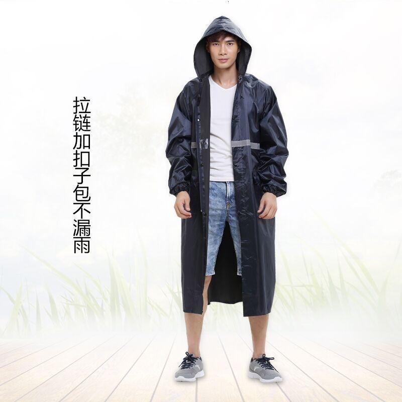 加长钓鱼男士雨衣徒步户外工作防水长款大人雨衣便加厚耐磨