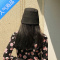 SUNTEK灯罩水桶帽子女遮脸渔夫帽日系韩版潮黑色乞丐钟型盆帽秋百搭春秋