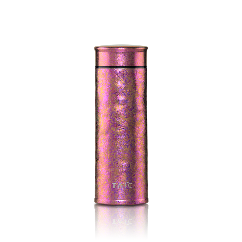 TAI℃钛度 大师系列纯钛保温杯B0269-1702-皓月银/瀚海蓝/流光金/枫叶红/迷梦紫 260ml