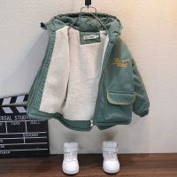 男童外套春秋款儿童外套春款中小童痞帅气衣服6到7岁夹克 130 2028小猫加绒外套绿色