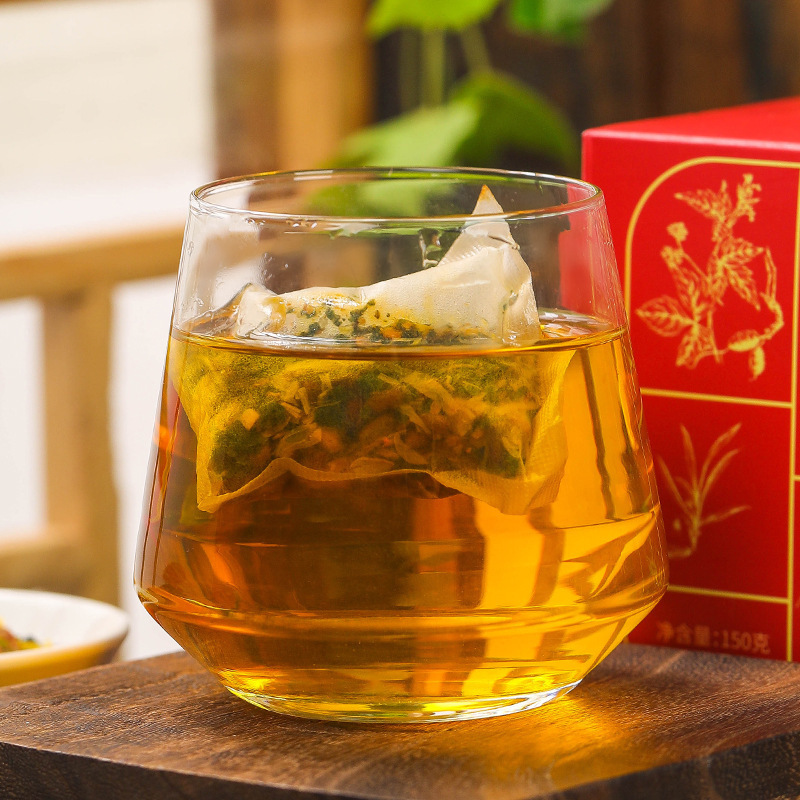 [2盒] 五指毛桃茯苓茶 山楂陈皮薏苡仁赤小豆大麦仙草荷叶栀子红枣甘草养生茶官方旗舰店高清大图