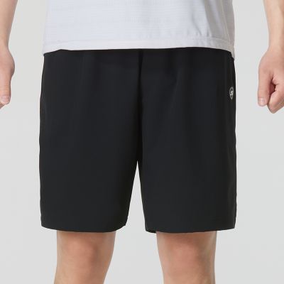 Skechers斯凯奇男子新款速干凉感舒适休闲裤透气跑步运动短裤P224M109-0018 ZP P224M109-0018/黑色 M