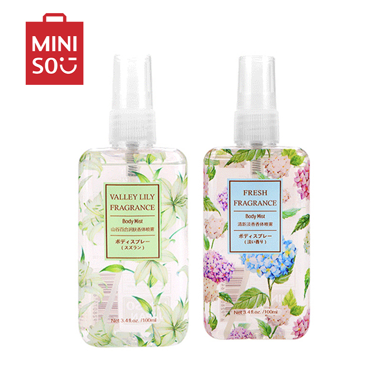 名创优品(miniso) 香体喷雾 女学生香水女士网红款香水清新淡香[山谷百合+清新淡香,100mL]