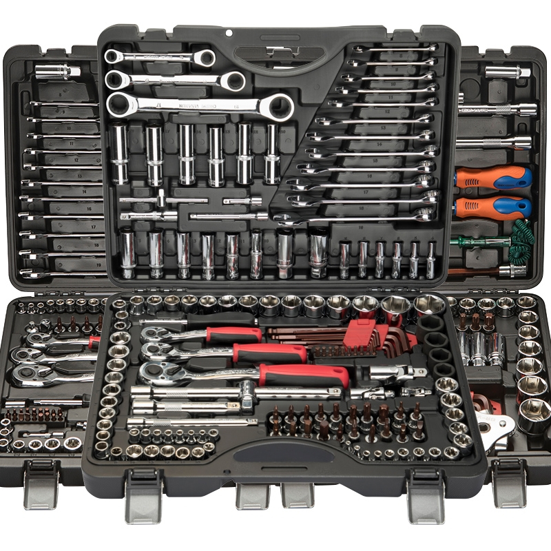 快速棘轮扳手套筒套装古达汽修套管汽车维修多功能修理组合工具箱