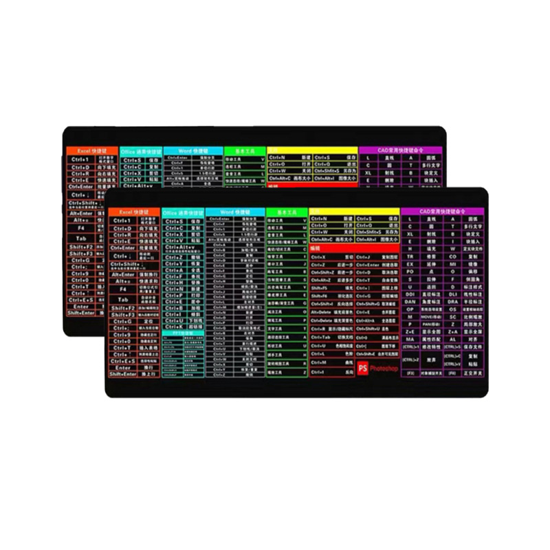 华世铭宇鼠标垫锁边500*1000mm*3mm/个高清大图