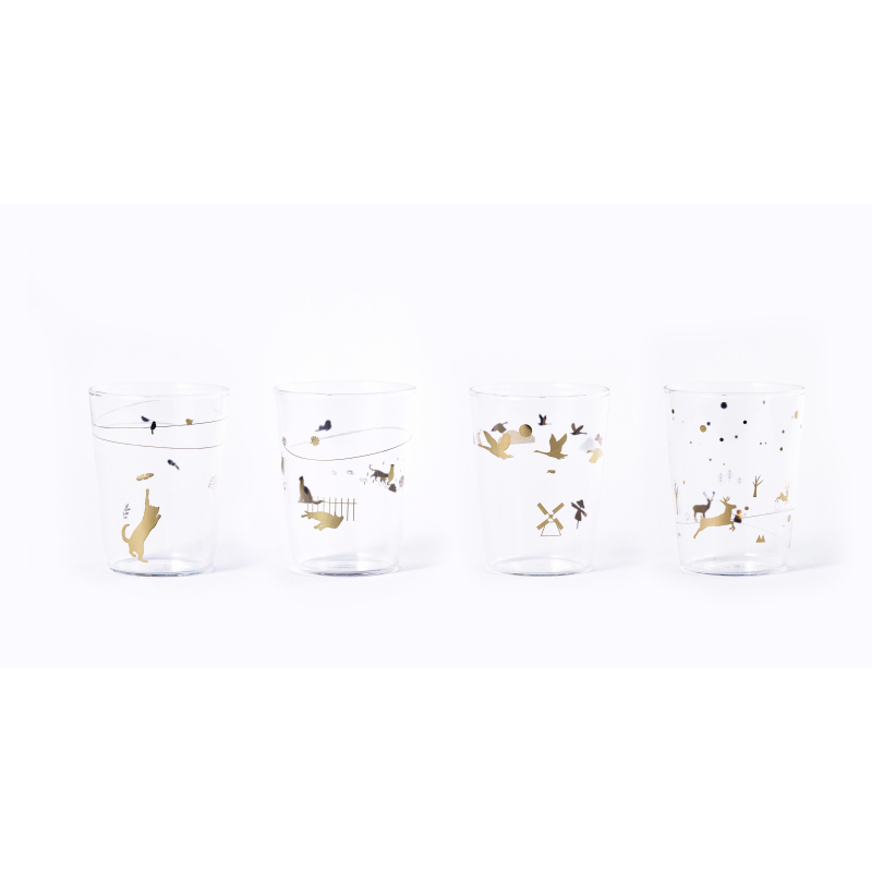 什物计画 烫金印花玻璃杯 麋鹿的冬季圣诞狂欢(线上)