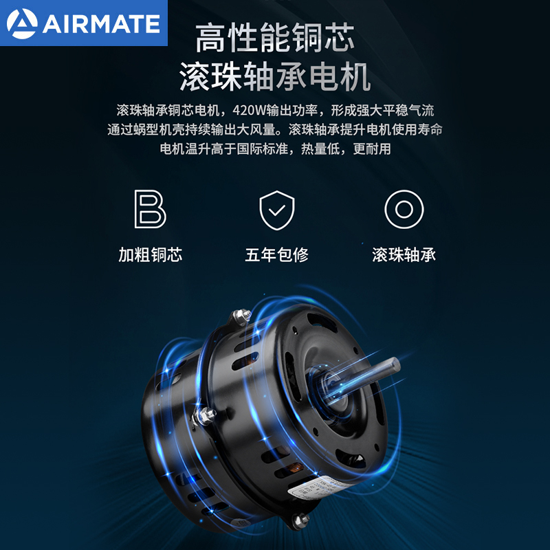 艾美特(Airmate)换气扇商用专用门头冷暖风两用门口电热风帘机空气幕 ARM3512-08R 1.2米