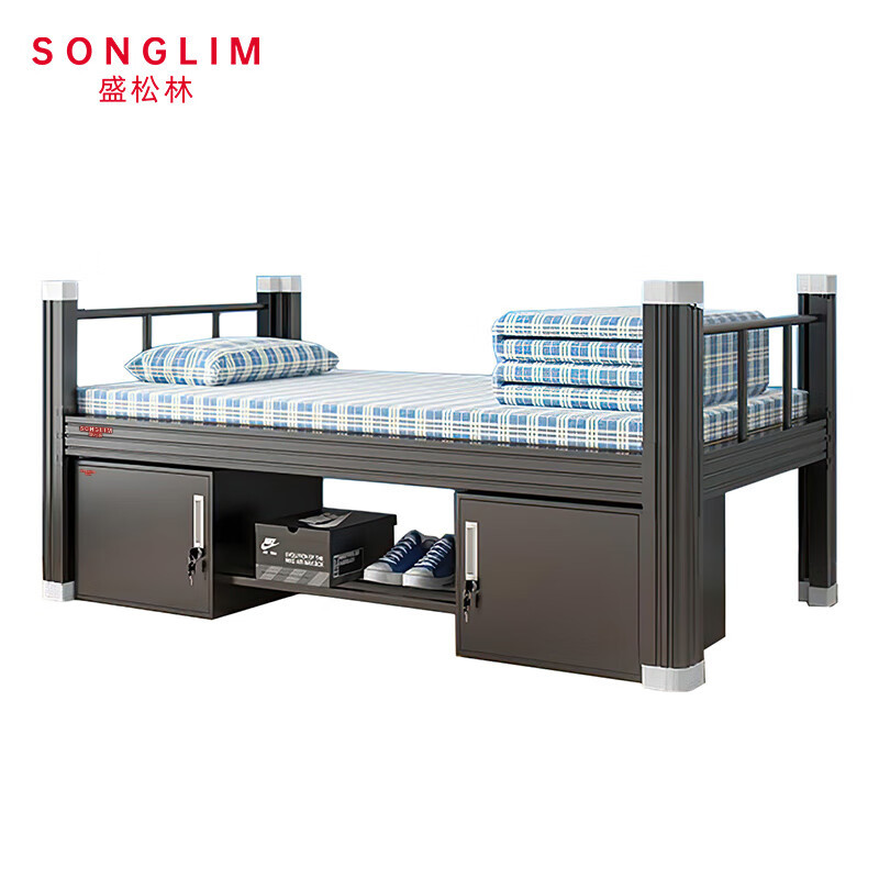 盛松林 床 加厚闭口 2000*900*850白/黑(床箱可定制) 张