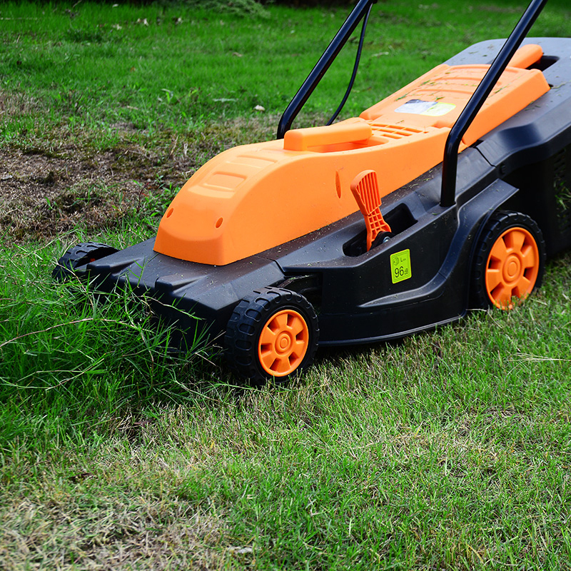 手推式电动割草机小型家用草坪机多功能打草机w除草机
