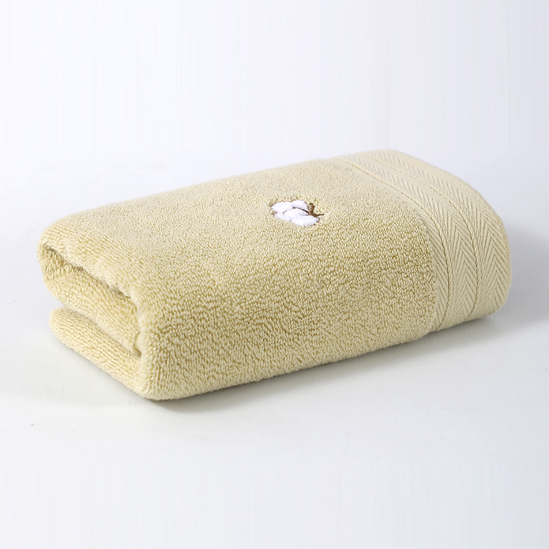 鲸轩 M615 110g 34*74cm 山沐优品潮流水纹 毛巾 (计价单位:条) 绿色