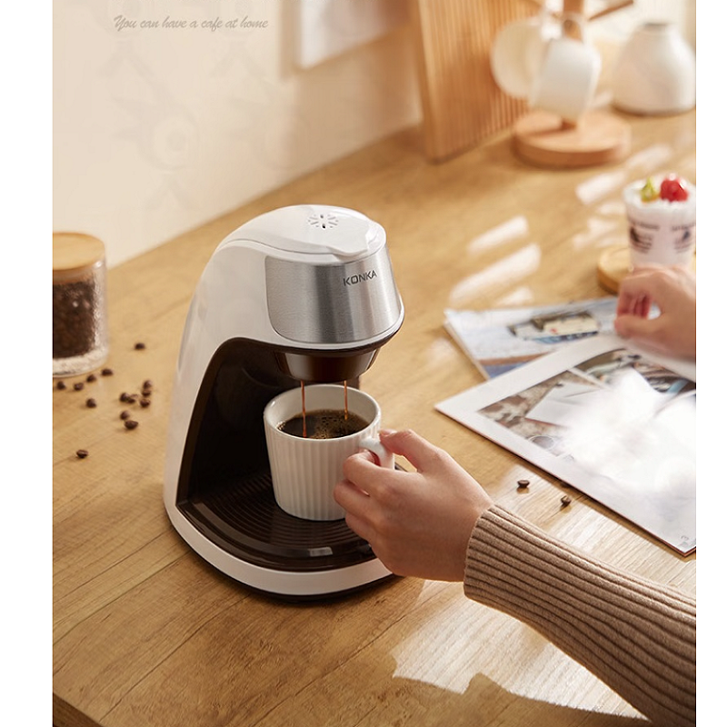 康佳 咖啡机 KCF-CS2 家用小型迷你300ML全自动滴漏式 美式咖啡壶高清大图