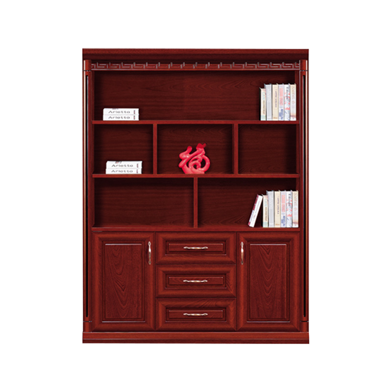 中豫鑫泽 ZYXZ4052402木质文件柜油漆贴木皮资料柜书柜 三门