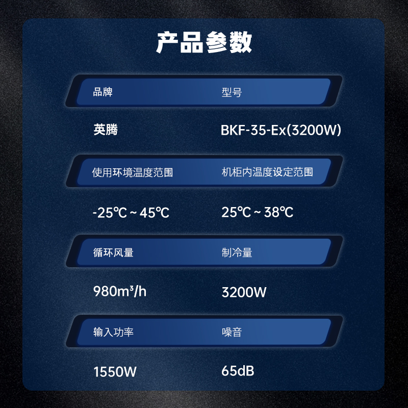 英腾防爆机柜空调BKF-35-Ex 3500W制冷专为危险环境打造杜绝火花隐患保障生产安全散热高清大图