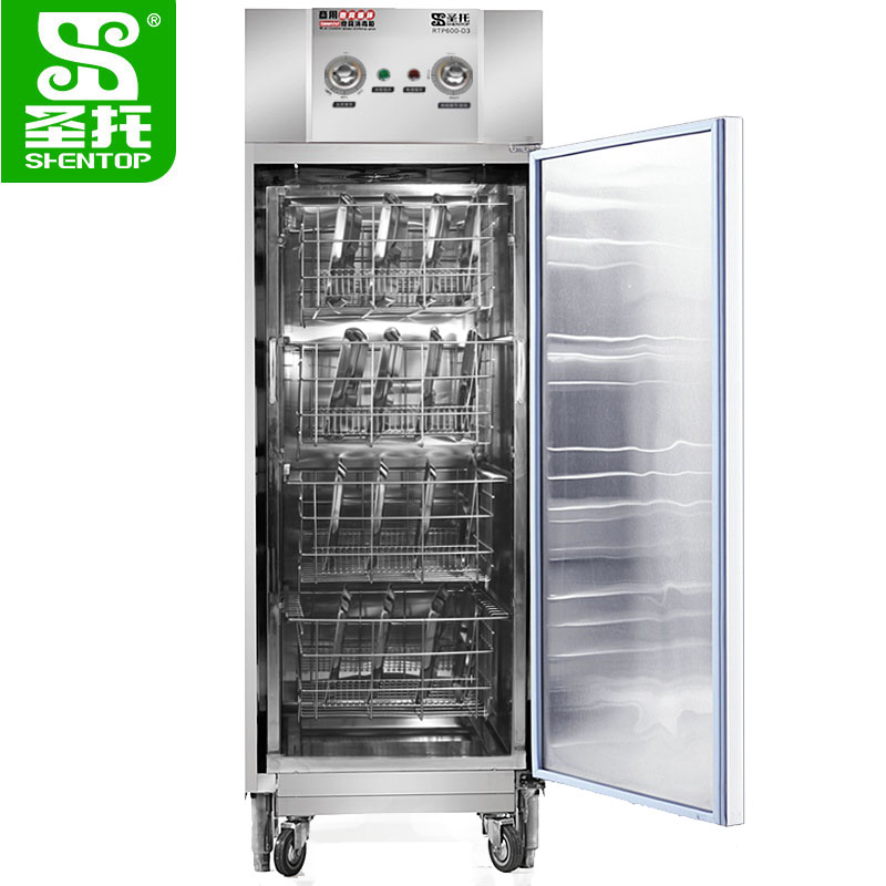 圣托(Shentop)600L推车式热风循环工程消毒柜 学校食堂大型消毒柜 DAC10高清大图