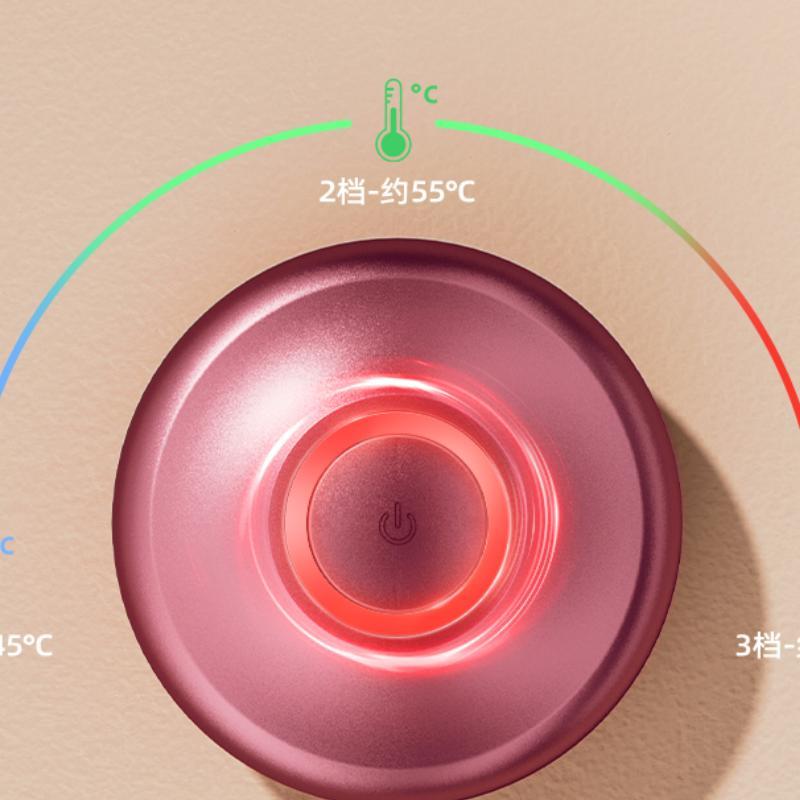 元气达人 电子艾灸仪智能无烟随身灸(充电仓*1+磁吸导头*4+艾草热灸贴*80贴)高清大图