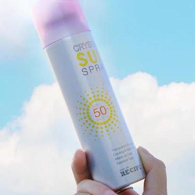 玥之秘水晶防晒喷雾防紫外线RECIPE隔离SPF50韩国防晒霜军训 玥之秘150ml(100g左右)