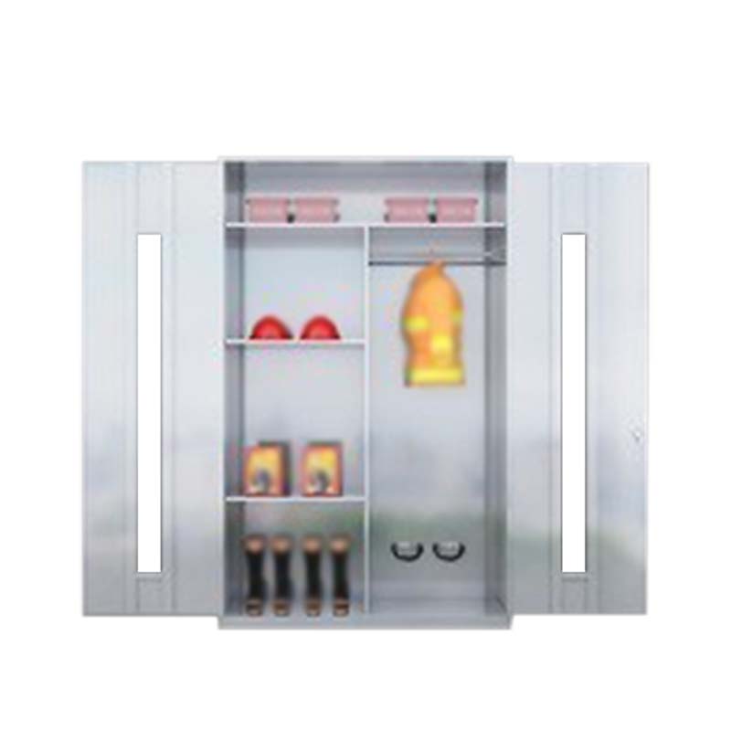 正斌304不锈钢柜消防救援器材箱防护用品柜室外微型消防站高1920*宽1200*深500(加厚201材质)不含器材高清大图