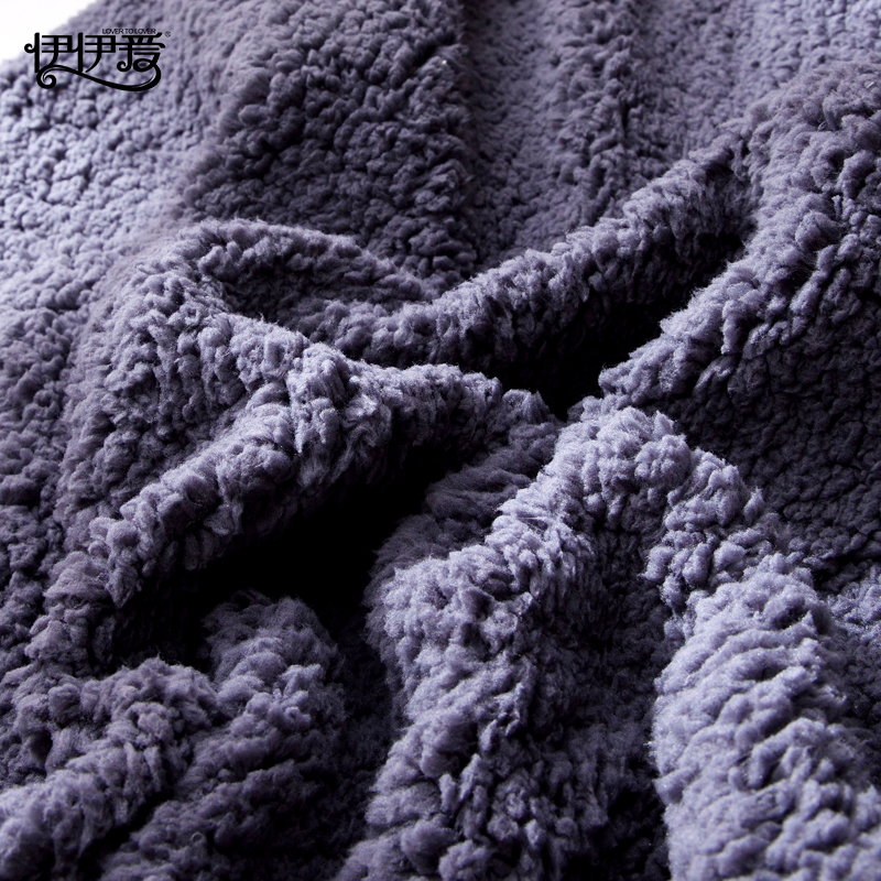 伊伊爱 秋冬保暖芬兰绒毯加厚双层毛毯150*200cm(条)高清大图