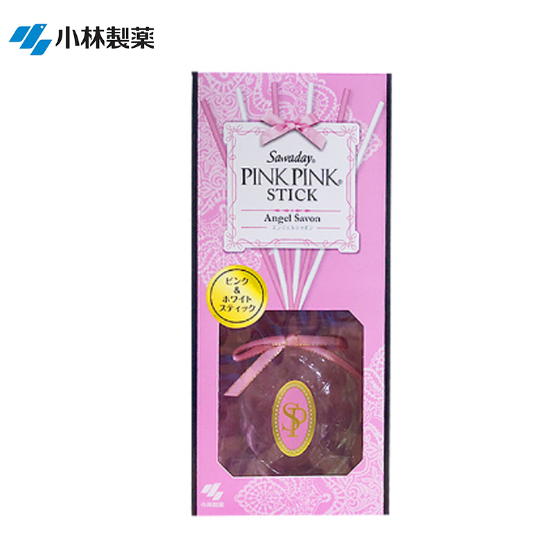 小林制药(KOBAYASHI) 日本原装 SawadayPinkPink消臭元 空气清新剂芳香剂70ml 天使皂香