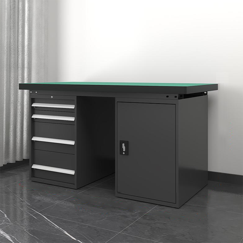 鑫金虎 防静电工作台车间流水线操作台工厂维修检验桌重型钳工台 四抽一门2.1m高清大图