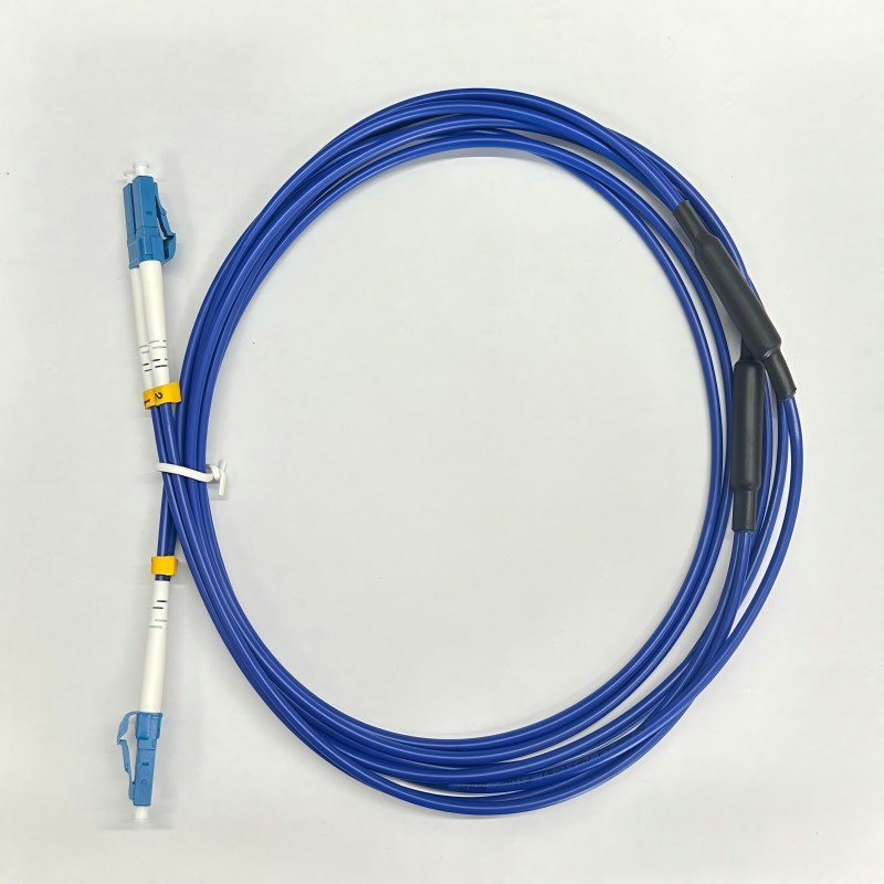 赛欧诺 蓝色铠装双芯尾纤LC-LC 5米 根高清大图