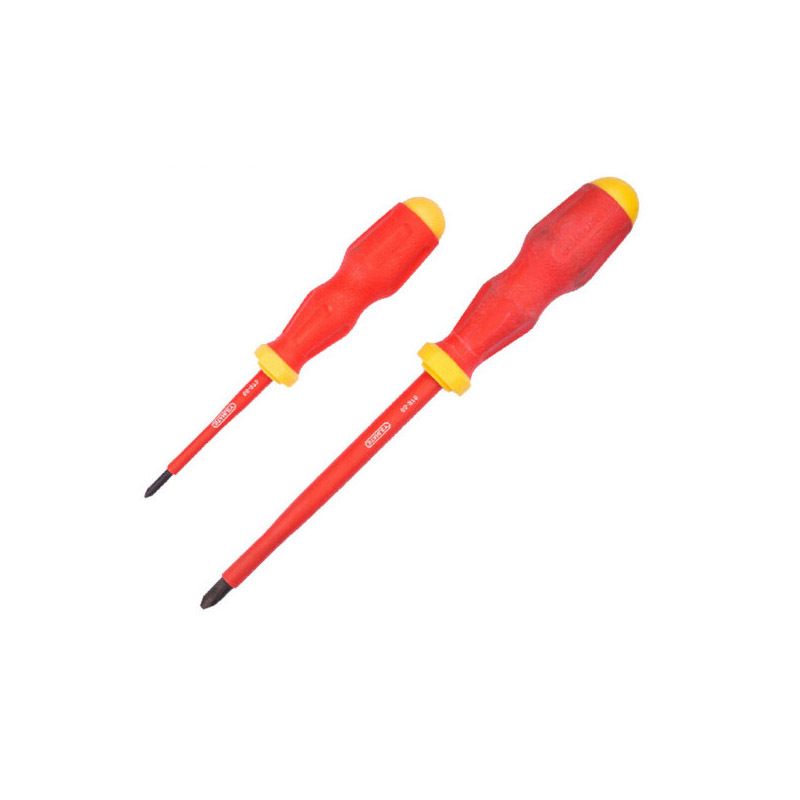史丹利(STANLEY) 绝缘十字螺丝批PH2X100mm 65-974-22 12把起订 货期5-10天高清大图