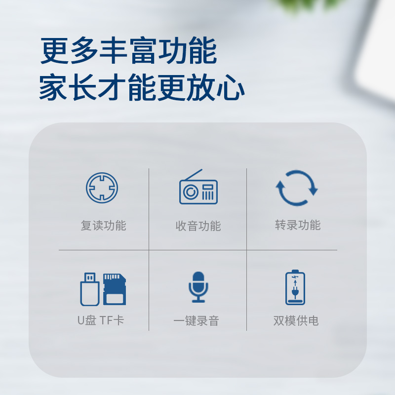 熊猫F539双卡收录机复读机磁带机录音机播放机卡带单放机学生英语学习机小学生放磁带的随身听单放收音mp3播放器初中生高清大图