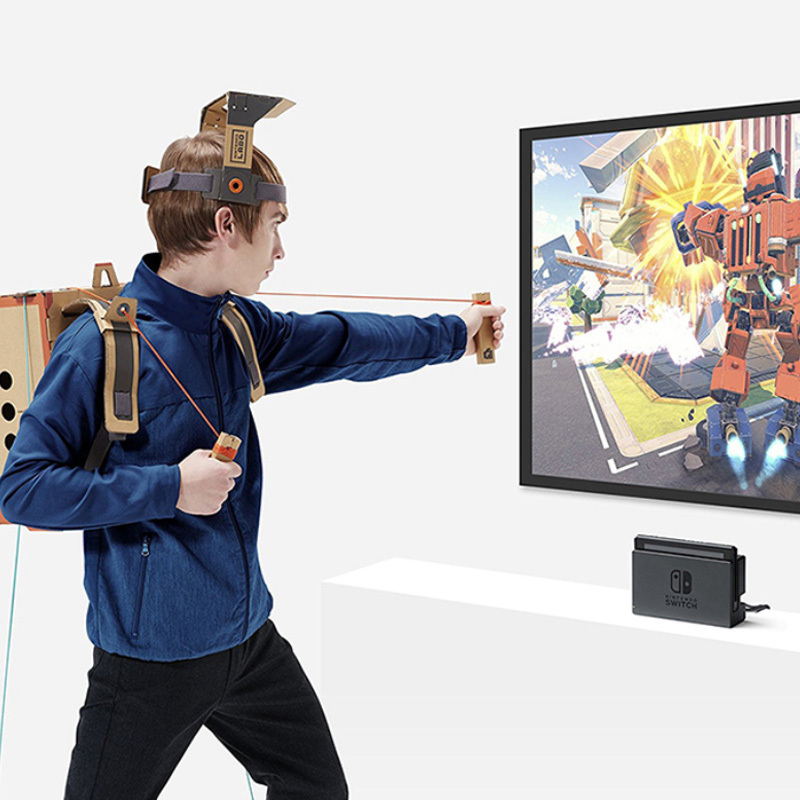 纸板纸箱套装任天堂nintendoswitch配件labotoycon01纸板纸箱游戏软件