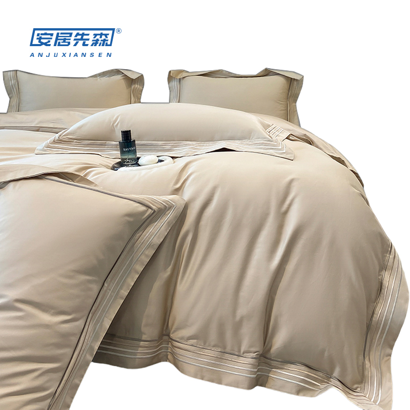 安居先森D1616 100支高支新疆长绒棉ANJU250511索菲特四件套(计价单位:套)高清大图