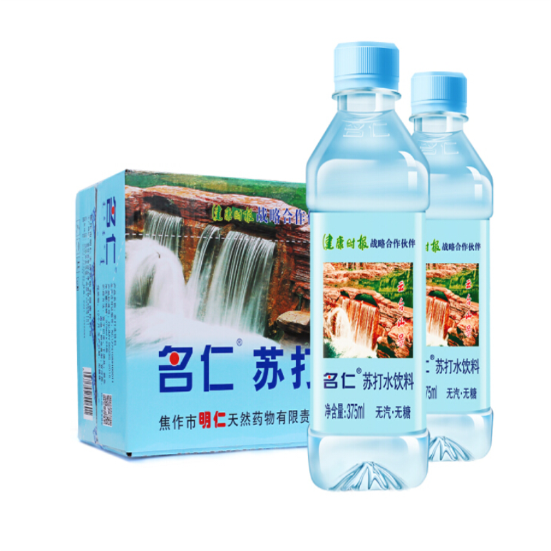 名仁 苏打水375ml*24瓶/箱