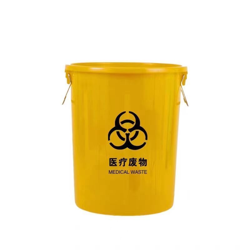 蔚岸垃圾桶 塑料圆桶 环卫大号商用垃圾桶 带盖厨房垃圾桶WA-FWYT038/个(100L)