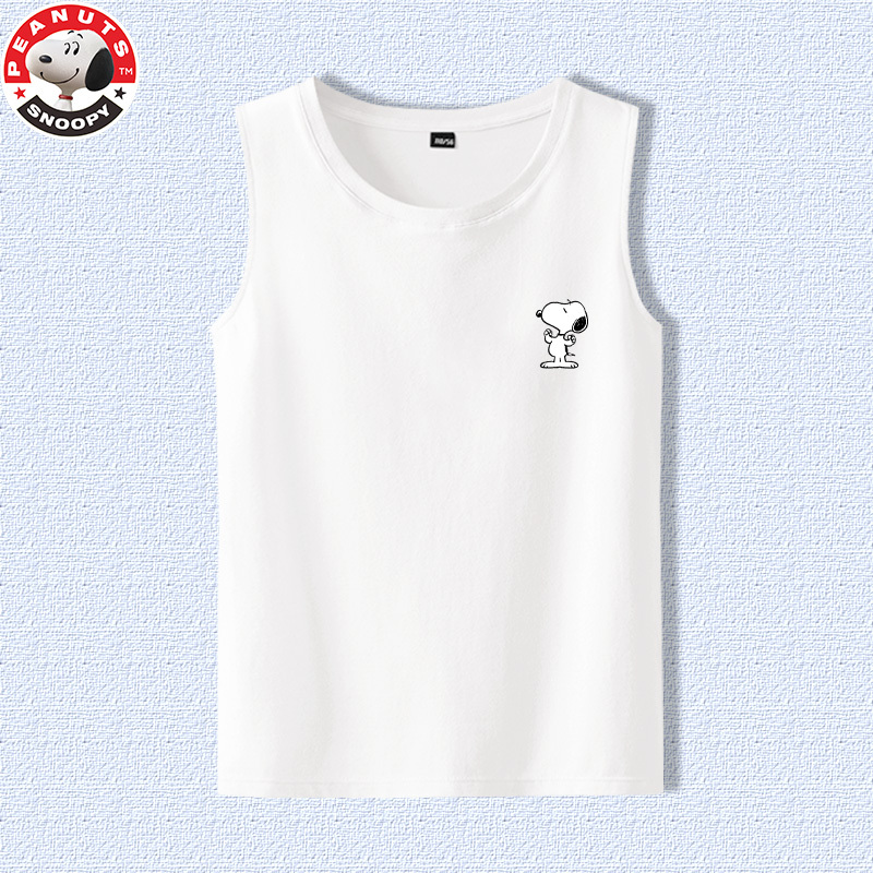 史努比(SNOOPY)儿童夏季跨栏背心男女童卡通印花背心TBX1