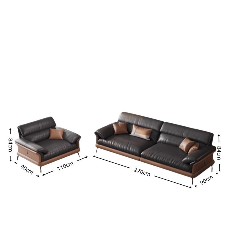 智叶舟接待沙发组合2700*900*840mm(4+1)套高清大图