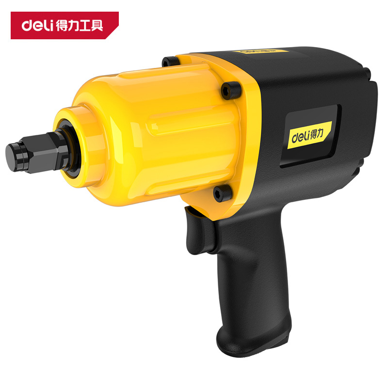 得力(deli)DL-QDB21-850 气动扳手 1/2寸 850N.m 黄色 1把