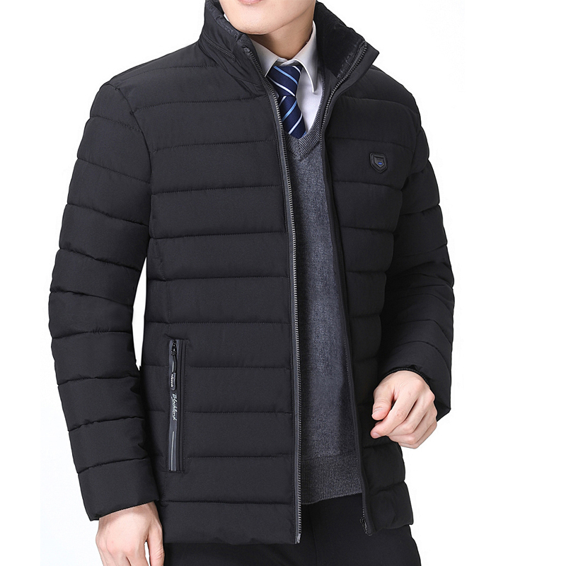 yuansu中老年棉衣男加厚冬天爸爸冬季外套爷爷冬装棉袄中年男士冬季