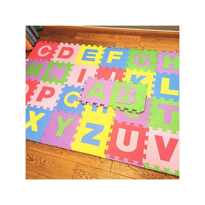 数字字母拼图泡沫地垫儿童宝宝爬行垫卧室拼接铺地板海绵垫子家用