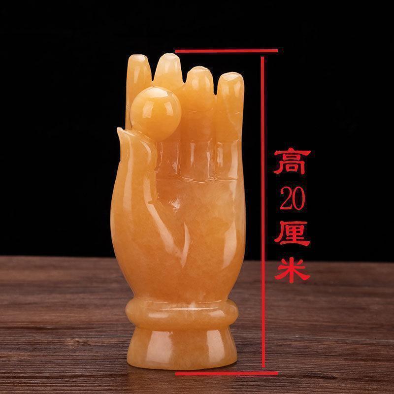 家柏饰(CORATED)佛手明珠摆件福寿家居供奉饰品客厅玄关禅意摆设高清大图