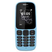 Nokia/诺基亚 105 直板按键手机老人学生备用功能机 蓝色