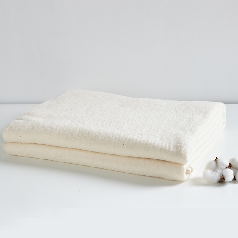 洛菲源 全棉本白棉花夏凉被 薄棉花被子 150*210/2斤 条高清大图