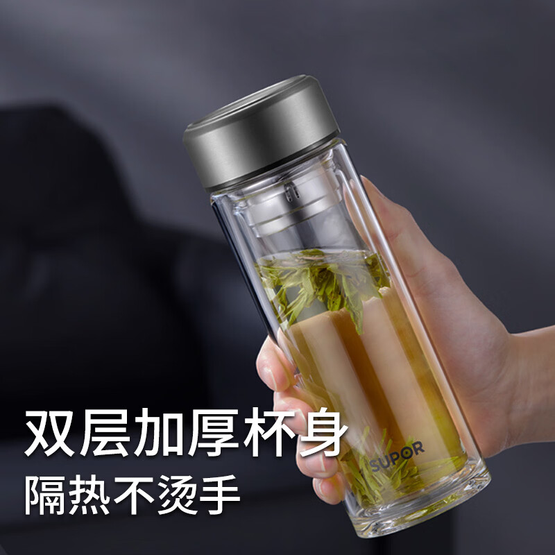 苏泊尔KCG28AZ10玻璃杯280mL流光银高清大图