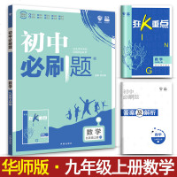 2019新版初中必刷题九上数学九年级上册数学华师版HSD 初三数学必刷练习题 初中数学教材全解同步习题辅导资料书 数