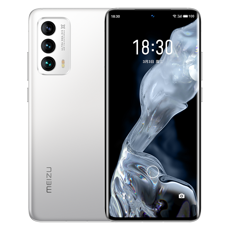 魅族 18 8GB+256GB 踏雪 骁龙888 6.2英寸2K AMOLED曲面屏 6400W高清三摄防抖 36W超充 旗舰5G手机