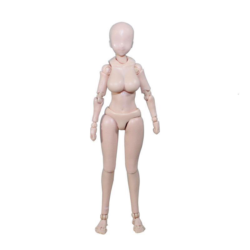 shf人体模型素体手办人偶万代画画绘画美术漫画写生素描参考男女肤色