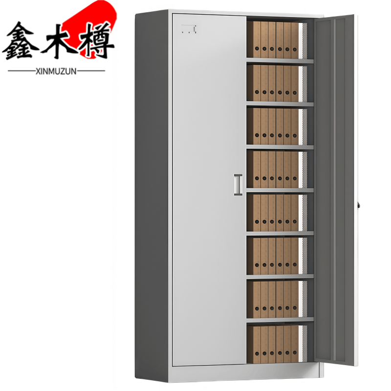 鑫木樽办公柜8层个高清大图
