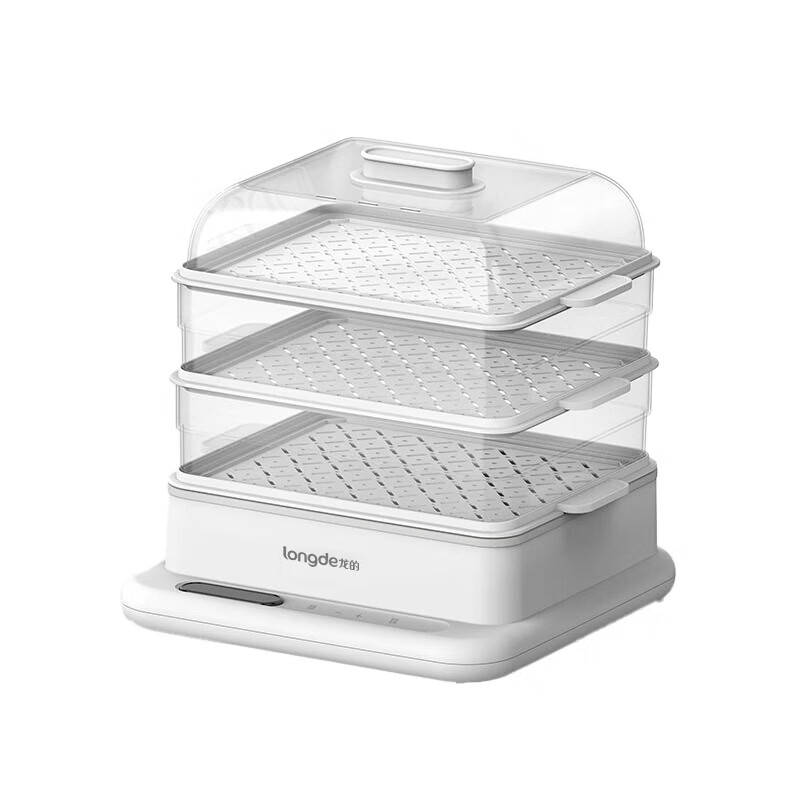 龙的 LD-ZL8128 电火锅 18L家用多层大容量蒸箱蒸笼 蒸馒头包子多功能锅